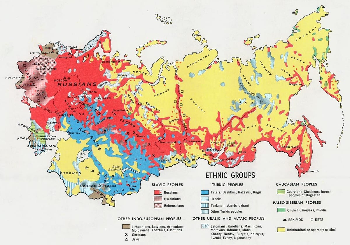 mapa Rosji w 1917 roku