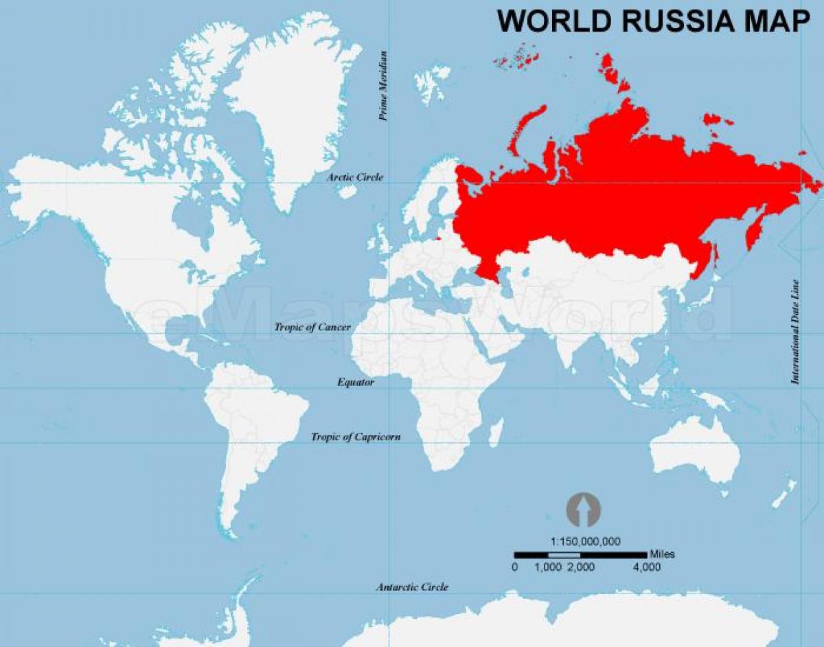 Położenie na mapie Rosji
