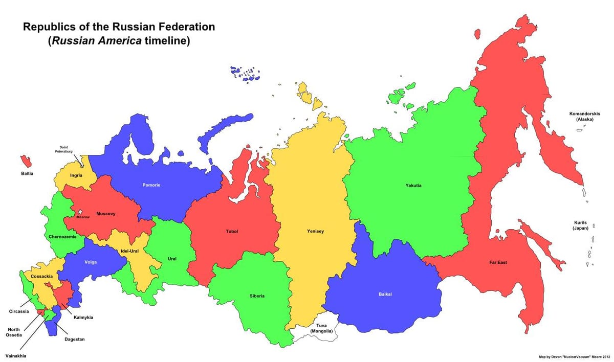 karty rosyjskich republik