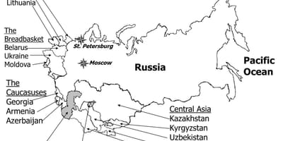 Mapa byłego ZSRR