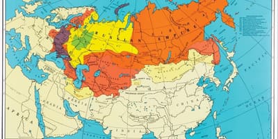 Mapa Rosji 1914