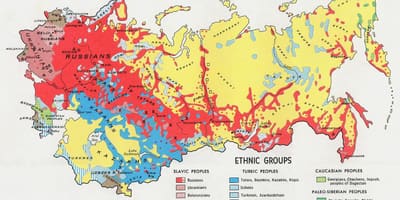 Mapa Rosji w 1917 roku