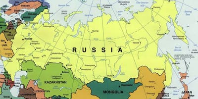 Mapa polityczna Rosji