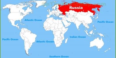 Mapa świata w Rosji