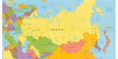 Mapa ZSRR przeciwko Rosji